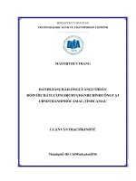 Luận văn thạc sĩ quản lý kinh tế (FULL) đánh giá sự hài lòng của người dân đối với chất lượng dịch vụ hành chính công tại UBND 