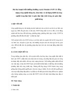 Bài thu hoạch bồi dưỡng thường xuyên Module GVPT 15: Ứng dụng công nghệ thông tin, khai thác và sử dụng thiết bị công nghệ trong dạy học và giáo dục học sinh trong các giáo dục