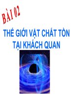 GDCD10bai 2 The gioi vat chat va ton tai khach quan