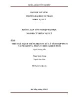 Thiết kế mạch thí nghiệm vi xử lý tích hợp 89c51 và PIC 16f877a phần vi điều khiển 89c51 