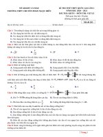 25  đề thi thử TN THPT 2021   vật lý   sở GD đt cà mau   lần 1   file word có lời giải
