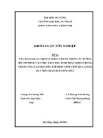 Vận dụng quan niệm về khoan dung trong tư tưởng hồ chí minh vào việc giáo dục tinh thần khoan dung nhằm nâng cao đạo đức cho học sinh trung học phổ thông qua giảng dạy môn giáo dục công dân 