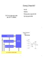 Bài giảng Xử lý ngôn ngữ tự nhiên: Chương 12 - Nguyễn Kiêm Hiếu (ĐH Bách khoa Hà Nội)