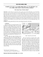 Nghiên cứu quy luật diễn biến doi cát ven bờ khu vực cửa Tiên Châu bằng ảnh vệ tinh Landsat