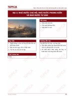 Bài giảng Bài 2: Nhà nước chủ nô, nhà nước phong kiến và nhà nước tư sản