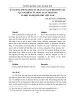 Xây dựng khung pháp lý quản lý giao dịch tiền ảo - qua nghiên cứu pháp luật Nhật Bản và một số gợi mở cho Việt Nam