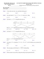 đề 36 đến 40 THPT 2021 môn toán chuẩn cấu trúc file word có lời giải