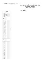 Đề thi giữa học kì 2 môn Toán lớp 8 năm 2020-2021 có đáp án - Trường TH&THCS Cà Lúi