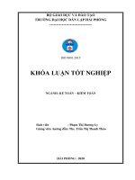 (Khóa luận tốt nghiệp) Hoàn thiện công tác kế toán hàng hoá tại Công ty CP vật liệu hàn Ukox