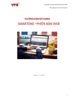 HƯỚNG DẪN SỬ DỤNG SMARTONE –PHIÊN BẢN WEB Version: 1.3