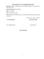 Khóa luận: Nghiên cứu ảnh hưởng của hàu Thái Bình Dương và sò huyết đến môi trường nuôi tôm sú.