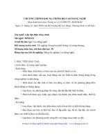 Chương trình khung trình độ cao đẳng nghề nghề Lắp đặt điện công trình - Trường CĐN KTCN Dung Quất