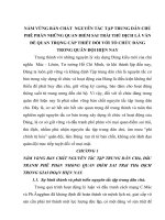 Tiểu luận nắm VỮNG bản CHẤT  NGUYÊN tắc tập TRUNG dân CHỦ PHÊ PHÁN NHỮNG QUAN điểm SAI TRÁI THÙ ĐỊCH là vấn đề QUAN TRỌNG cấp THIẾT đối với tổ CHỨC ĐẢNG TRONG QUÂN đội HIỆN NAY