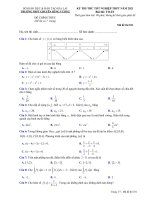 Đề thi thử tốt nghiệp THPT năm 2021 môn Toán - Trường THPT Chuyên Hùng Vương, Gia Lai
