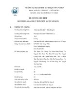 Đề cương chi tiết học phần Giáo dục thể chất 4 (Cầu lông 2)