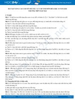 Bài tập nâng cao chuyên đề Oxi - Lưu huỳnh môn Hóa học 10 năm 2020 Trường THPT Sao Mai