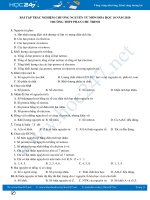 Bài tập trắc nghiệm chương Nguyên tử môn Hóa học 10 năm 2020 Trường THPT Phan Chu Trinh
