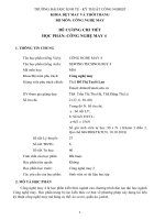 Đề cương chi tiết học phần: Công nghệ may 4 - ĐH Kinh tế-Kỹ thuật Công nghiệp