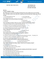 Bộ 4 đề thi HK2 năm 2020 môn GDCD lớp 7 có đáp án Trường THCS Việt Hưng