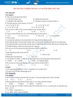 Bài tập trắc nghiệm chương Lưu Huỳnh theo 4 mức độ môn Hóa học 10 năm 2019-2020