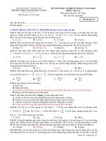 De thi thu DH nam 2010 lan 1