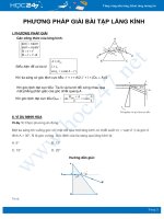 Phương pháp giải bài tập Lăng kính môn Vật Lý 11 năm 2021