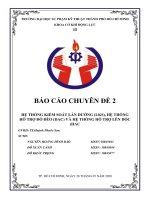 Tiểu luận cơ khí động lực hệ thống kiểm soát làn đường (LKS), hệ thống hỗ trợ đổ đèo (DAC) và hệ thống hỗ trợ lên dốc (HAC) 