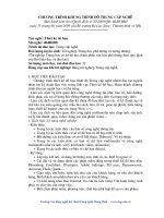 Chương trình khung trình độ trung cấp nghề Thiết kế đồ họa - Trường CĐN GTVT Đường Thuỷ 1