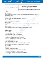 Bộ 5 đề thi HK2 môn GDCD 11 có đáp án năm 2021 Trường THPT Trần Quốc Tuấn