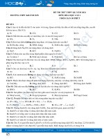 Bộ 5 đề thi thử THPT QG môn Hóa học năm 2021 lần 1 có đáp án Trường THPT Khánh Sơn