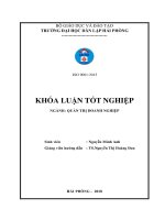 MỘT SỐ BIỆN PHÁP NÂNG CAO HIỆU QUẢ SỬ DỤNG NHÂN LỰC TẠI CÔNG TY TNHH THƯƠNG MẠI JTRUE KHÓA LUẬN TỐT NGHIỆP ĐẠI HỌC HỆ CHÍNH QUY