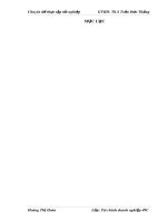 Luận văn tốt nghiệp Tài chính doanh nghiệp: Nâng cao chất lượng công tác thẩm định tín dụng trong hoạt động cho vay khách hàng doanh nghiệp tại Ngân hàng TMCP Quân đội (MB)- Chi