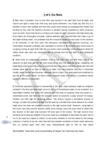 IELTS Academic Reading Sample 60 - Let’s Go Bats