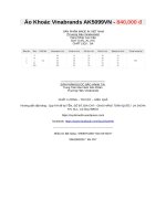 Áo khoác vinabrands AK5099VN   840,000 đ