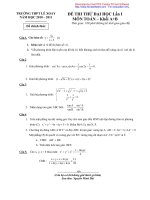 Thi thu DH lan 1khoi A05112010 THPT Le Xoay