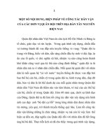 Tiểu luận thu hoạch một số nội DUNG BIỆN PHÁP về CÔNG tác dân vận của các đơn vị QUÂN đội TRÊN địa bàn tây NGUYÊN HIỆN NAY