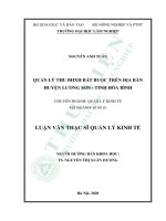 Quản lý thu BHXH bắt buộc trên địa bàn huyện lương sơn   tỉnh hòa bình 