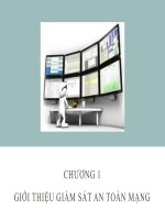 Bài giảng Kỹ thuật theo dõi, giám sát an toàn mạng: Chương 1 - Nguyễn Ngọc Điệp
