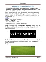 Lồng ảnh cho chữ