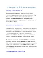 10 điều cần chú ý khi kết nối Mac vào mạng Windows