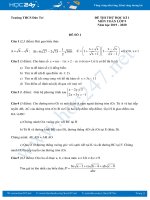 3 Đề thi thử HK1 môn Toán 9 năm 2019-2020 Trường THCS Đức Trí