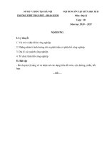 Đề cương ôn tập giữa học kì 2 môn Địa lí lớp 10 năm 2020-2021 - Trường THPT Trần Phú