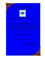 Luận văn thạc sĩ kinh tế phát triển (FULL) tăng trưởng kinh tế, tiêu thụ năng lượng, lượng phát thải co2 và độ mở thương mại 