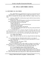 Hướng dẫn sử dụng NovaTDN 2005 - Chương 1