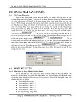 Hướng dẫn sử dụng NovaTDN 2005 - Chương 4