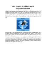 Mang Dropbox đi khắp mọi nơi với DropboxPortableAHK