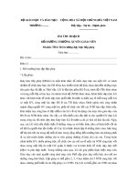 Bài thu hoạch bồi dưỡng thường xuyên giáo viên Module TH4: Môi trường dạy học lớp ghép