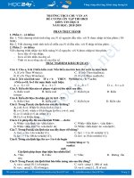 Đề cương ôn thi HK2 môn Tin 8 năm 2019 Trường THCS Chu Văn An