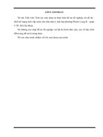 Thiết kế mạng lưới cấp nước cho khu nhà ở biệt thự phường Phước Long B Q9 TP HCM