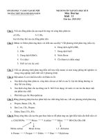 Đề cương ôn tập giữa học kì 2 môn Hóa học lớp 11 năm 2020-2021 - Trường THPT Trần Phú